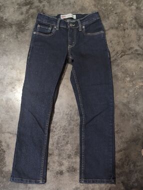 Levi's Dark Indigo Straight Leg Boy’s Jeans Size 8
